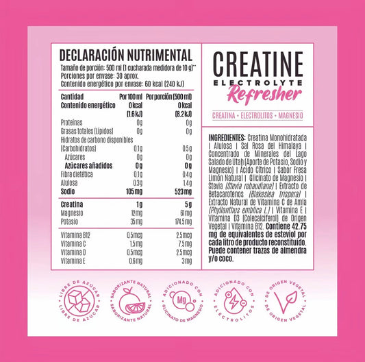Creatine Electrolyte Refresher - Pink Lemonade